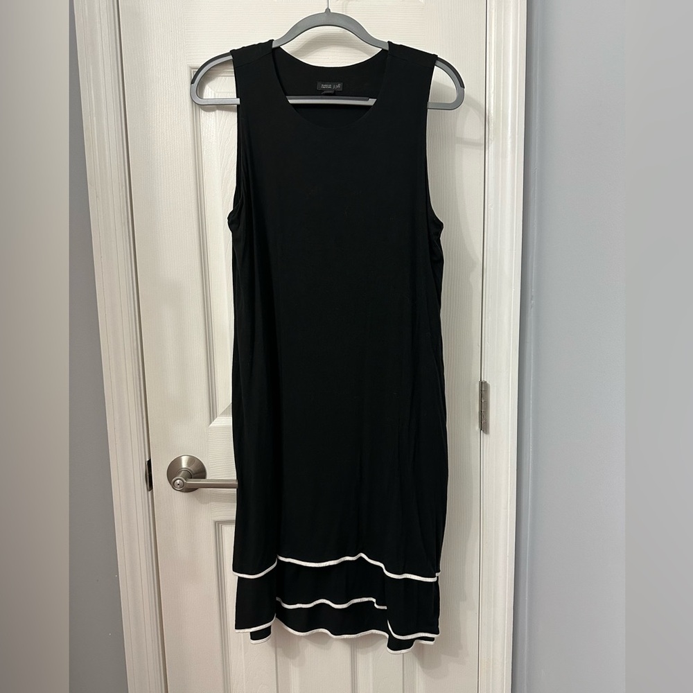 J Jill Wearever collection black sleeveless dress size M